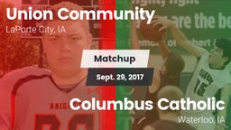 Matchup: Union Community vs. Columbus Catholic  2017