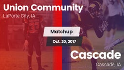 Matchup: Union Community vs. Cascade  2017