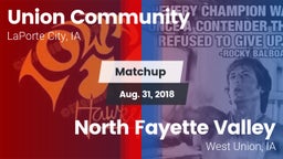 Matchup: Union Community vs. North Fayette Valley 2018