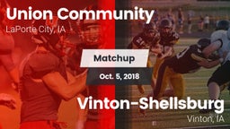 Matchup: Union Community vs. Vinton-Shellsburg  2018