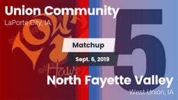 Matchup: Union Community vs. North Fayette Valley 2019