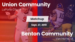 Matchup: Union Community vs. Benton Community 2019