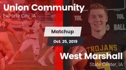 Matchup: Union Community vs. West Marshall  2019