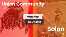 Matchup: Union Community vs. Solon  2020