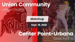 Matchup: Union Community vs. Center Point-Urbana  2020