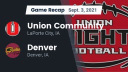 Recap: Union Community  vs. Denver  2021