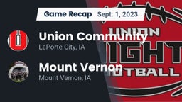 Recap: Union Community  vs. Mount Vernon  2023