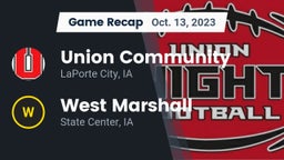 Recap: Union Community  vs. West Marshall  2023