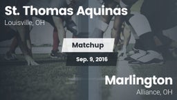 Matchup: St. Thomas Aquinas vs. Marlington  2016