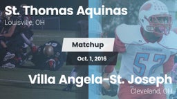 Matchup: St. Thomas Aquinas vs. Villa Angela-St. Joseph  2016