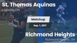 Matchup: St. Thomas Aquinas vs. Richmond Heights  2017