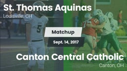 Matchup: St. Thomas Aquinas vs. Canton Central Catholic  2017