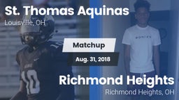 Matchup: St. Thomas Aquinas vs. Richmond Heights  2018