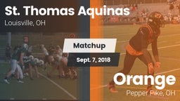 Matchup: St. Thomas Aquinas vs. Orange  2018