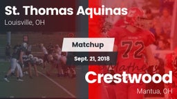Matchup: St. Thomas Aquinas vs. Crestwood  2018