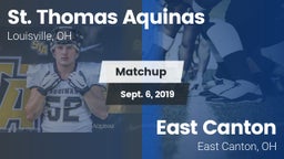 Matchup: St. Thomas Aquinas vs. East Canton  2019