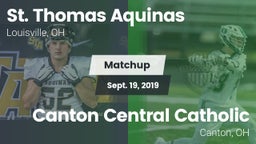 Matchup: St. Thomas Aquinas vs. Canton Central Catholic  2019