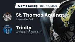 Recap: St. Thomas Aquinas  vs. Trinity  2020