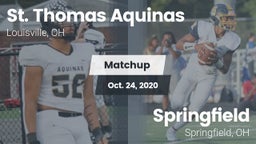 Matchup: St. Thomas Aquinas vs. Springfield  2020