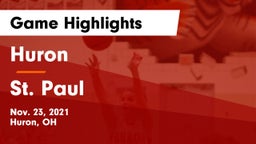 Huron  vs St. Paul  Game Highlights - Nov. 23, 2021