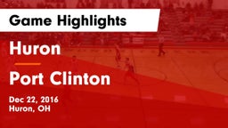 Huron  vs Port Clinton  Game Highlights - Dec 22, 2016