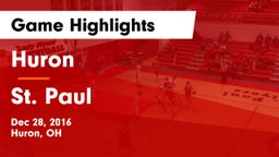 Huron  vs St. Paul  Game Highlights - Dec 28, 2016