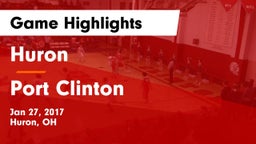 Huron  vs Port Clinton  Game Highlights - Jan 27, 2017