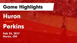 Huron  vs Perkins  Game Highlights - Feb 24, 2017