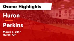 Huron  vs Perkins  Game Highlights - March 3, 2017