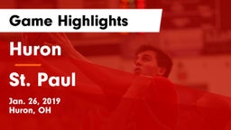 Huron  vs St. Paul  Game Highlights - Jan. 26, 2019