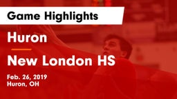 Huron  vs New London HS Game Highlights - Feb. 26, 2019