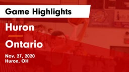 Huron  vs Ontario  Game Highlights - Nov. 27, 2020