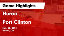 Huron  vs Port Clinton  Game Highlights - Jan. 22, 2021