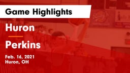 Huron  vs Perkins  Game Highlights - Feb. 16, 2021