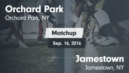 Matchup: Orchard Park High vs. Jamestown  2016