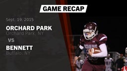 Recap: Orchard Park  vs. Bennett  2015