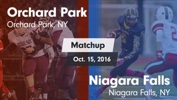 Matchup: Orchard Park High vs. Niagara Falls  2016