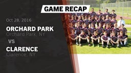 Recap: Orchard Park  vs. Clarence  2016