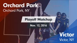 Matchup: Orchard Park High vs. Victor  2016