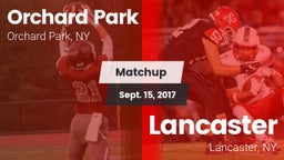 Matchup: Orchard Park High vs. Lancaster  2017