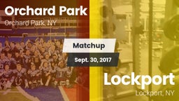 Matchup: Orchard Park High vs. Lockport  2017