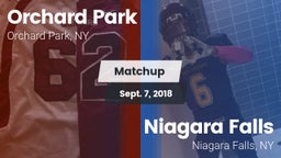Matchup: Orchard Park vs. Niagara Falls  2018