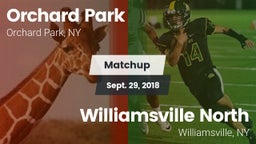 Matchup: Orchard Park vs. Williamsville North  2018
