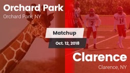 Matchup: Orchard Park vs. Clarence  2018