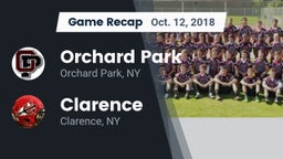 Recap: Orchard Park  vs. Clarence  2018