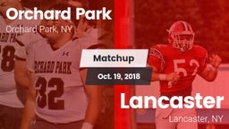 Matchup: Orchard Park vs. Lancaster  2018