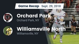 Recap: Orchard Park  vs. Williamsville North  2018