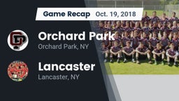 Recap: Orchard Park  vs. Lancaster  2018