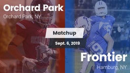 Matchup: Orchard Park vs. Frontier  2019