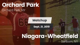 Matchup: Orchard Park vs. Niagara-Wheatfield  2019